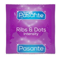 PASANTE - Boys of Toys Sp. z o.o. (dystrybutor) Pasante Ribs & Dots/Intensity Condoms Bulk Packs 144 pcs