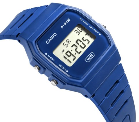 CASIO Zegarek CASIO Unisex F-91WB-2A1DF + BOX