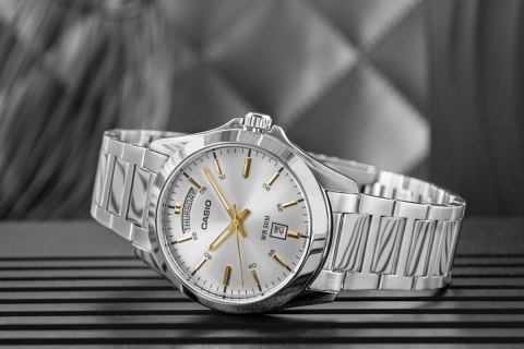 CASIO Zegarek Męski CASIO MTP-1370D-7A2VDF + BOX