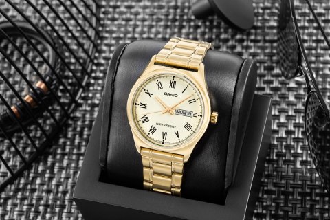 CASIO Zegarek Męski CASIO MTP-V006G-9BUDF + BOX