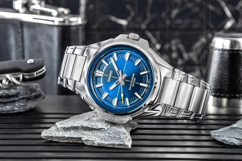 CASIO Zegarek Męski CASIO Solar MTP-RS100D-2AVDF + BOX