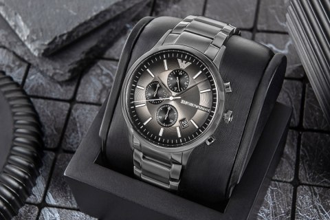 EMPORIO ARMANI Zegarek Męski EMPORIO ARMANI Renato AR11531 + BOX