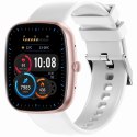 Gravity Smartwatch Damski GRAVITY GT18-2 Różowy Pasek Silikonowy + Biały Pasek