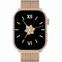 Gravity Smartwatch Damski GRAVITY GT28-8 Pasek + Bransoleta Różowe złoto Granatowy