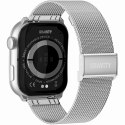 Gravity Smartwatch Damski GRAVITY GT28-9 Pasek + Bransoleta Czarno Srebrny