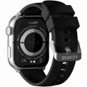 Gravity Smartwatch Damski GRAVITY GT28-9 Pasek + Bransoleta Czarno Srebrny