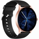 Gravity Smartwatch Gravity Czarno Różowy GT2-2 PRO