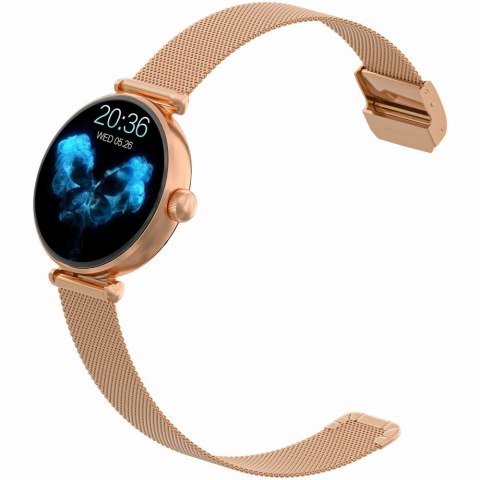 Gravity Smartwatch Gravity Różowe Złoto Czarny 2 Paski GT26-3