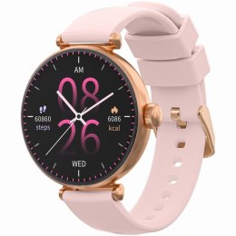 Gravity Smartwatch Gravity Różowe Złoto Różowy 2 Paski GT26-1