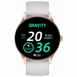 Gravity Smartwatch Gravity Szaro Różowy GT2-3 PRO