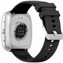 Gravity Smartwatch Męski GRAVITY GT18-4 Pomarańczowy Pasek Silikonowy + Czarny Pasek