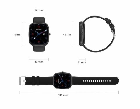 Gravity Smartwatch Męski GRAVITY GT18-4 Pomarańczowy Pasek Silikonowy + Czarny Pasek