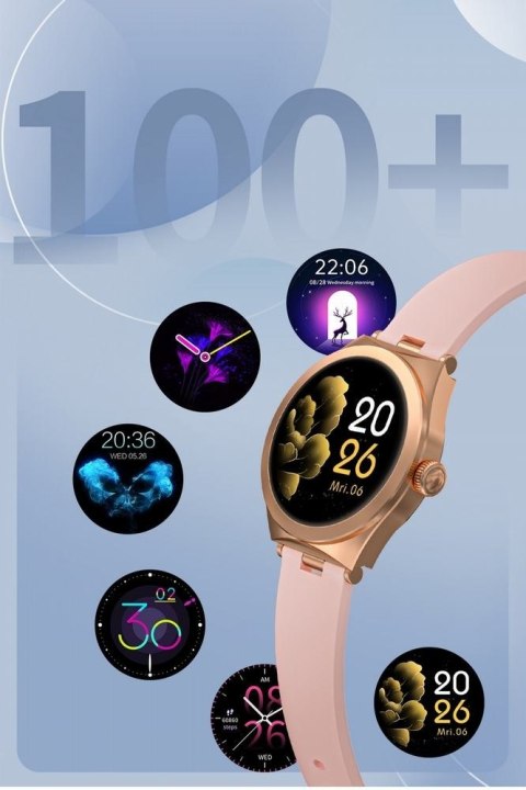 Gravity Smartwatch Gravity Różowe Złoto Różowy GT25-2