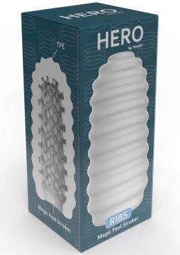 SCALA Medium Masturbator Ribs White