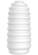 SCALA Medium Masturbator Ribs White