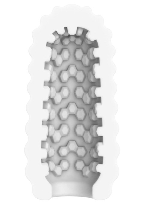 SCALA Medium Masturbator Ribs White