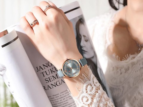 Curren ZEGAREK DAMSKI CURREN 9079 (zc505b) + BOX