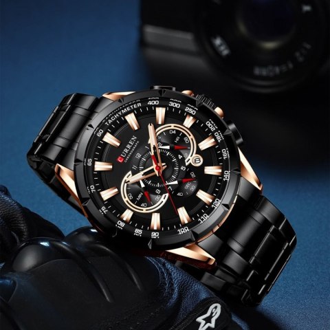 Curren ZEGAREK MĘSKI CURREN 8363 (zc018c) - CHRONOGRAF