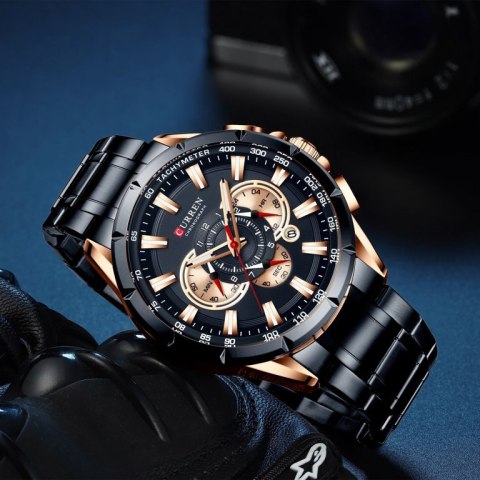 Curren ZEGAREK MĘSKI CURREN 8363 (zc018d) - CHRONOGRAF