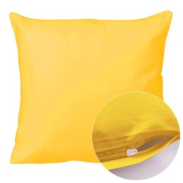 Poszewka satyna bawełna żółtko 004/40x40.