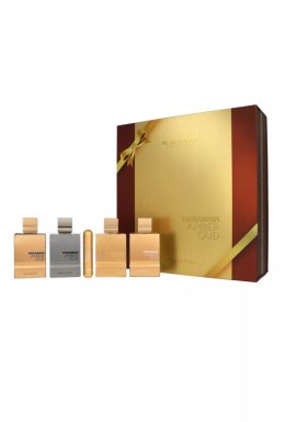Zestaw Al Haramain Amber Oud Collection 4 x 60ml - Amber Oud Gold Edition + Amber Oud Bleu Edition + Amber Oud White Edition + A