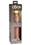 Miękkie Silikonowe Dildo Z Twardszym Rdzeniem 9 Inch Dual Density Silicone Cock Light King Cock