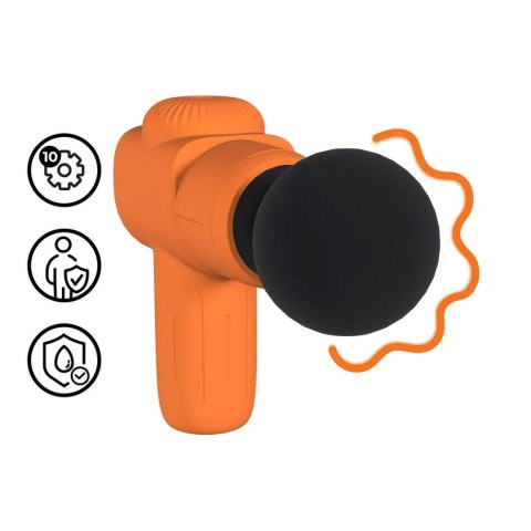 SHOTS Mini Rechargable Microboost Massager - Orange