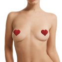 SHOTS Nipple Cover Set - Cross Star Heart - Red