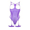 SHOTS Open-Cup Strappy Teddy - One Size