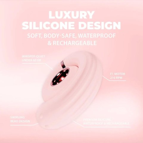 SHOTS Perles - Rotating Beads Swirl - Pink