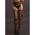 SHOTS Suspender Striped Pantyhose - One Size