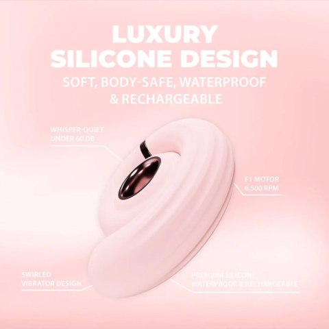 SHOTS Tourner - Vibrating Swirl - Pink