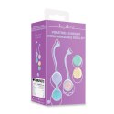 SHOTS Vibrating and 5 Weight Interchangeable Kegel Kit with Remote Control - Purple