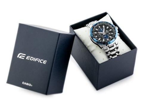 Casio ZEGAREK MĘSKI CASIO EDIFICE EFR-539D-1A2 - 10ATM (zd114b) + BOX