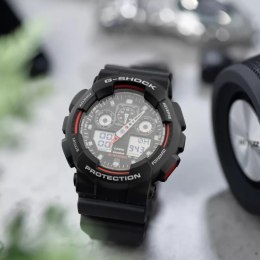 Casio ZEGAREK MĘSKI CASIO G-SHOCK GA-100-1A4ER (zd135c) + BOX