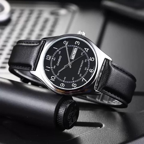 Casio ZEGAREK MĘSKI CASIO MTP-V006L-1B2 (zd210c) + BOX