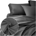 Pościel satyna bawełniana J.SZARY 037/140x200+1posz.70x80