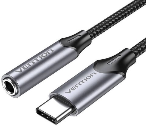 Przejściówka audio Vention USB-C do gniazda słuchawkowego 3,5 mm z adapterem DAC ze stopu aluminium 1m