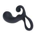 SHOTS Bulb with Loop Silicone Prostate Massager - L - Black