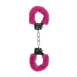 SHOTS Pleasure Handcuffs Furry Pink