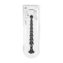 SHOTS Ribbed Silicone Flared Anal Probe - Black