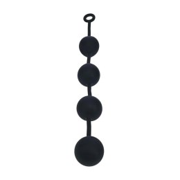 SHOTS Silicone Round Anal Balls - XXL - 60mm - Black