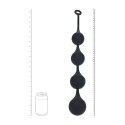 SHOTS Silicone Waterdrop Anal Balls - XXL - 60mm - Black