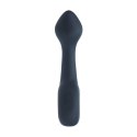 SHOTS Vibrating Bulb Silicone Prostate Massager with Loop - Black