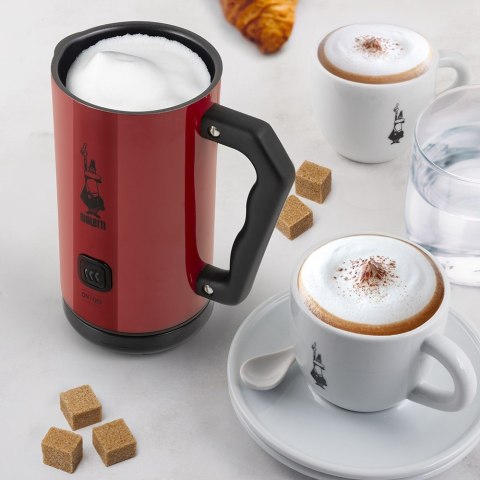 Bialetti Milk Frother MKF02 rosso elektryczny spieniacz do mleka