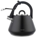 CZAJNIK STALOWY Z GWIZDKIEM 2,5L KLAUSBERG KB-7948 CZARNY