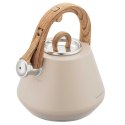 CZAJNIK STALOWY Z GWIZDKIEM 2,5L KLAUSBERG KB-7950 BEŻOWY