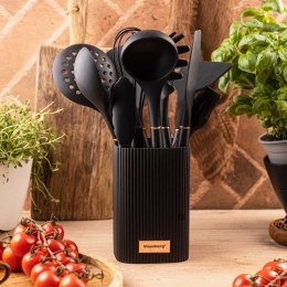 ZESTAW 12 SILIKONOWYCH PRZYBORÓW KUCHENNYCH W STOJAKU KLAUSBERG KB-9011