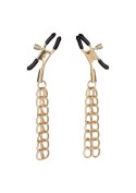 SCALA Ride Em Denim Nipple Clamps Gold