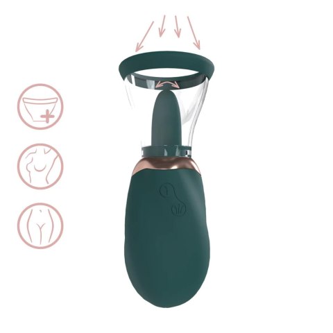 SHOTS Boost - Rechargeable Vulva and Breast Pump - Forest Green